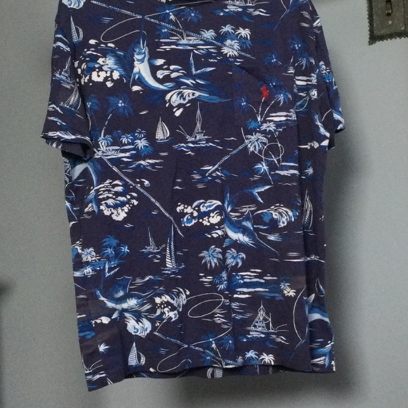 RALPH LAUREN Nautical T-SHIRT New Without Tags - Picture 11 of 12